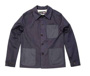 Venta al por mayor de algodón mezclado sarga algodón lona logotipo personalizado para hombre chaqueta de trabajo botón Chore abrigo chaqueta con múltiples bolsillos - Product Image 1