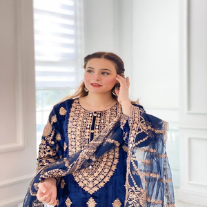 Fancy Ladies Salwar Kameez Ropa de poliéster india y pakistaní para mujer - Product Image 2