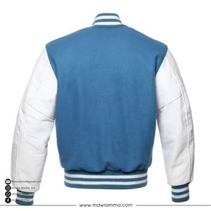 Veste universitaire en laine et polyester 100% pour homme, sur mesure, vente en gros, streetwear de luxe, patchwork, lettre sur le devant, bomber, OEM, haute qualité - Product Image 5