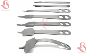 BISONS Vente en gros Ensemble de rétracteurs à levier osseux Hohmann en acier inoxydable allemand, manuel, 7 pièces, instruments chirurgicaux orthopédiques - Product Image 3