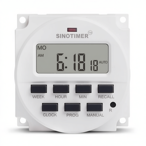 SINOTIMER TM618N-2 220V สวิตช์อิเล็กทรอนิกส์อัจฉริยะสำหรับบ้านแบบตั้งโปรแกรมรายสัปดาห์ได้ - Product Image 2
