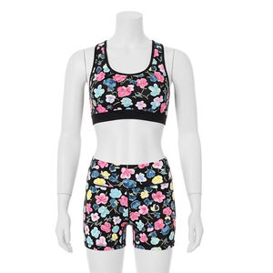 Soutien-gorge de sport en spandex à séchage rapide sans couture élastique Compression Fitness Yoga Top avec impression par transfert de chaleur Gym Workout Activewear Us - Product Image 5