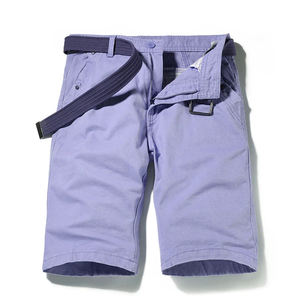Pantalones cortos rectos de algodón ecológicos informales de verano para hombre, Bermudas Vintage Masculina de talla grande hasta la rodilla, Chinos inteligentes sólidos - Product Image 6