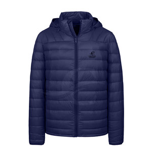 OEM High Street Slim Fit Puffer Down Jacket Color sólido Stand Collar con lona Tamaño personalizado Nuevo diseño de invierno Liso en blanco - Product Image 1