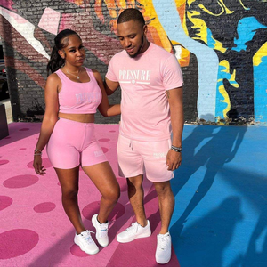 Ensemble 2 pièces personnalisé avec logo – T-shirts et shorts d'été respirants style vintage pour homme – Qualité supérieure, couleurs et tailles personnalisables pour adultes - Product Image 6