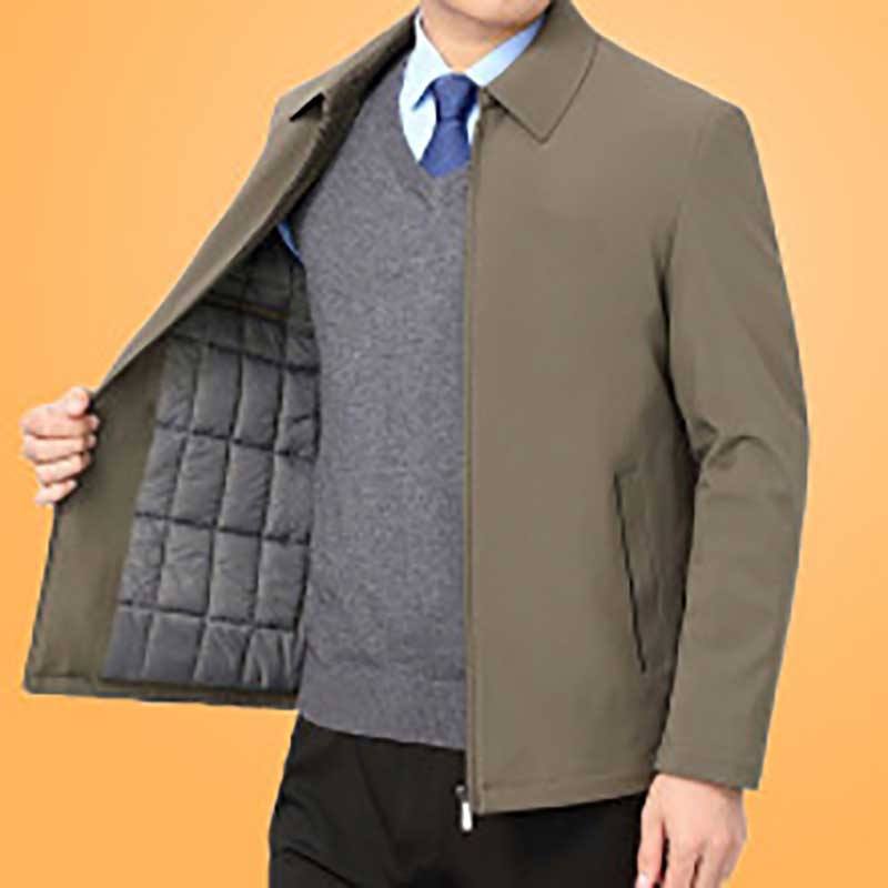 ซิปบุนวม-สีเขียวเข้ม