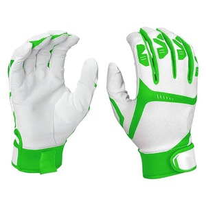 Venta al por mayor de guantes de bateo de béisbol protección de manos con personalización de cuero genuino mejor calidad precios competitivos - Product Image 4