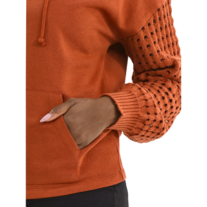 เสื้อฮู้ดดี้แบบสวม Unisex พิมพ์โลโก้เองได้ ผ้าฟลีซคอตตอน ระบายอากาศได้ดี เป็นมิตรกับสิ่งแวดล้อม สไตล์ High Street สำหรับฤดูใบไม้ร่วง - Product Image 2