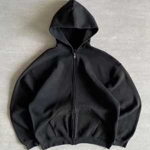 เสื้อมีฮู้ดสำหรับผู้ชายผ้าคอตตอนปักไหล่ของผู้ชายเอวลอยได้พอดีตัวฮิปฮอปป้องกันการหดตัวเป็นมิตรกับสิ่งแวดล้อมทำจากผ้าฝ้าย100% ออกแบบได้ตามที่ต้องการ - Product Image 6