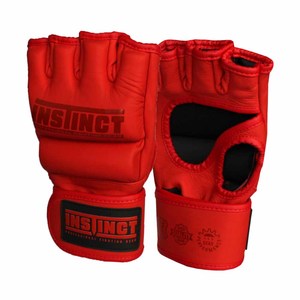 ถุงมือ MMA คุณภาพสูงสำหรับนักมวยอาชีพ หนังแท้ ครึ่งนิ้ว ปิดด้วยสายรัด น้ำหนักเบา ซับในระบายความชื้น ถุงมือแบบสั่งทำพิเศษ - Product Image 1