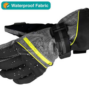 2024 gants de Ski en cuir de haute qualité pour hommes vente directe d'usine taux de gros équipement de Ski à la mode - Product Image 2