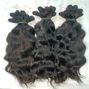 ผมต่อแบบเรีมีอินเดียยาว8 "-32" เครื่องทอสองชั้นทนต่อผมนุ่ม/เงางามในเจนไน - Product Image 3