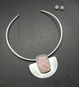 Negro con forro blanco cuentas de resina fábrica de moda al por mayor explosiones de resina venta collar anillo señoras conjunto de joyería de gama alta - Product Image 6