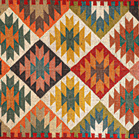 Alfombras Kilim de Yute y 100% Lana de la Mejor Calidad con Bordado Geométrico de Diseño Vintage de Lujo Tejidas a Mano y Felpudos al por Mayor