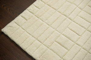 Promotional Lively Modern Handmade Woollen Rug Handwoven Wool Boho <b>Runner</b> Targeted for the Connoisseur of Elegance - Product Image 4