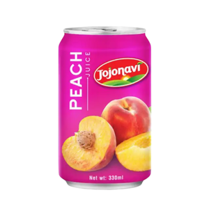 330ml Jugo de melocotón Jugo de fruta natural Venta al por mayor OEM ODM de Vietnam por JOJONAVI Bebida, Muestra gratis, Diseño gratis - Product Image 1