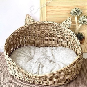 Lovely Fashionable <b>Pet</b> Bed Environmental Protection Lovely Home Small-Breed Dog <b>Pet</b> Nest Furniture Hand Woven Cute Cat Bed - Product Image 1