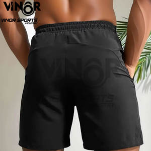 Shorts pour hommes Joggers Sports Fitness & Shorts de natation Poches à fermeture éclair Séchage rapide Respirant Casual Drawstring Shorts Été - Product Image 4