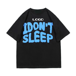 Camiseta de Diseño para Hombre, 100% Algodón, con Estampado Puff, Precio al por Mayor, Camiseta Regular Lisa para Hombre, Camiseta Personalizada con Estampado Puff - Product Image 4