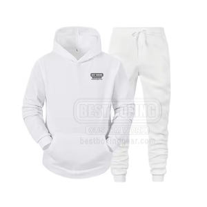 ชุดวอร์มผ้าสำหรับเล่นฟิตเนสแทร็คสูทสำหรับเล่นยิมมีตัวเลือกสี - Product Image 1