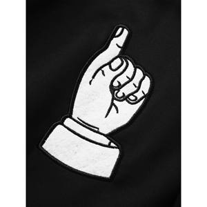 Ventes en gros, commandes en gros personnalisées, service OEM ODM, veste de sport tendance en polyester/coton, col montant, hiver, devant - Product Image 6