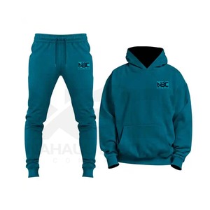 High Quality Sweatsuit Jogging Zipper Track Suit Set Tech Fleece Custom Logo Zip Hoodie. - Product Image 5