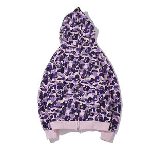 Full Zip Hoodie Men's Luxury Quality Thermal 100% Cotton Hooded Full Zip Us Drawstrings Customizable Hoodie - Product Image 4