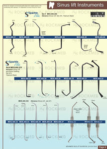 KIT de instrumentos de microcirugía peridontal, Sintonización de VISTA, Instrumentos dentales de titanio azul, paquistaní - Product Image 4