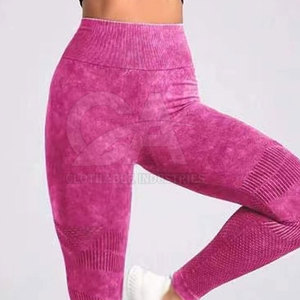 Pantalones de Yoga de Diseño Nuevo 2026 para Mujer, Cintura Alta, Largos, con Efecto Fruncido en la Espalda, Leggings de Yoga sin Costuras, Pantalones de Gimnasio Largos - Product Image 5