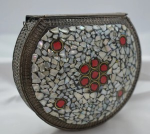 Luxury Velvet <b>Women</b> Clutch <b>Gold</b> Chain Strap - Product Image 2