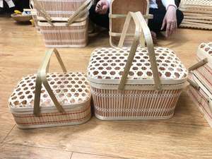 Handmade <b>Bamboo</b> <b>Wooden</b> Multipurpose <b>Boxes</b> Set Wholesale - Product Image 3