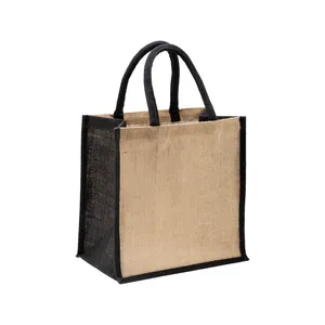 Borsa Shopper Mini Personalizzata Color Juta, Gadget Personalizzati per Uso Promozionale - Product Image 2
