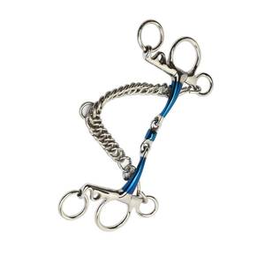 Nueva llegada de acero inoxidable media mejilla conducción Snaffle Horse Bit equipo de entrenamiento hecho por TARIQ MFG CO - Product Image 5