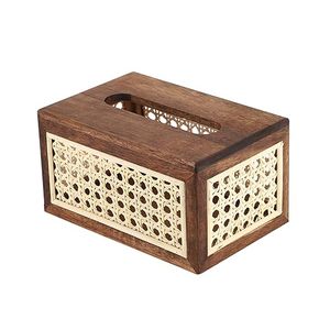 Boîte à mouchoirs en bois naturel de haute qualité fabriquée à la main avec finition lisse pour la décoration d'intérieurs modernes au prix de gros - Product Image 6