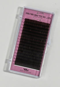 Fabricación al por mayor Extensión de pestañas J B C CC D Curl Korean PBT Fibra Cachemira Extensiones de pestañas tenues 0,07mm de espesor - Product Image 2