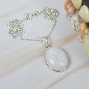 จี้ห่วงโซ่อัญมณีสีรุ้ง925พลอยสีเงินสเตอร์ลิงประดับพลอยเดือนนำโชคสำหรับคริสต์มาส - Product Image 4