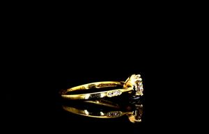 Bague de fiançailles personnalisée avec diamant cultivé en laboratoire LR15570 pour alliance en or 10K 14K 18K certifiée IGI Aniva Brilliant - Product Image 2