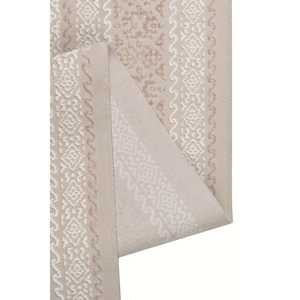 Vavien 1377 Beige 10mm Epaisseur Machine Made Tapis Doux Texturé Style Classique pour Salon Chambre Couloir Rectangle pour Maison Plancher - Product Image 2