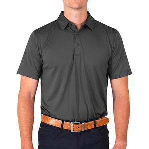 Polos de sport en polyester de conception personnalisée coupe ajustée de haute qualité pour hommes t-shirts de golf professionnels doux et confortables - Product Image 4