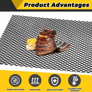 <span class=keywords><strong>Grille</strong></span> de barbecue <span class=keywords><strong>en</strong></span> métal expansé <span class=keywords><strong>en</strong></span> acier inoxydable de haute qualité - Product Image 5