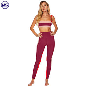 Conjunto deportivo de cintura alta para mujer, ropa deportiva sin costuras, sin mangas, para Fitness y Yoga - Product Image 3