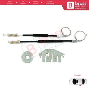 ชุดซ่อมแซมตัวควบคุมหน้าต่าง BWR5434ประตูด้านหลังซ้ายสำหรับ8B 406 8E/F 1995-2004 0130821925ประตู4/5 - Product Image 2