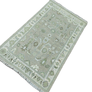 พรมเช็ดเท้าผ้าฝ้ายผูกปมมือ3x3พรมแบบเปอร์เซียพรมที่เป็นมิตรกับสัตว์เลี้ยงแบบไม่ลื่น - Product Image 1