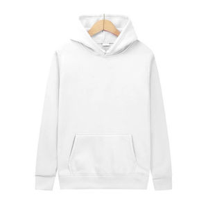 Sweat à capuche oversize en coton gaufré pour homme avec poche kangourou, style décontracté élégant, sweat à capuche avec poche kangourou pour homme - Product Image 2