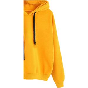 Vestido Sudadera de Invierno Personalizado para Mujer, 100% Algodón, Felpa, Ecológico, Transpirable, Resistente al Viento, Bordado en Relieve, Color Marrón, Cuello Redondo - Product Image 5
