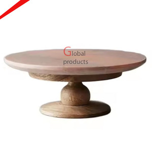 Soporte de pastel de madera hecho a mano de buena calidad para hoteles y restaurantes - Product Image 1