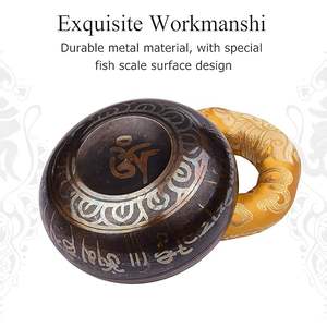 Bol chantant japonais en céramique de haute qualité fait à la main avec un design de luxe pour la décoration de la maison nouveau design religieux à la mode - Product Image 5