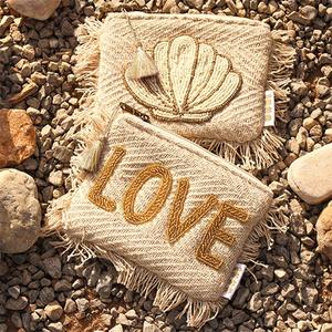 Monederos Pequeños Bohemios Hechos a Mano, Monedero con Cuentas de Medianoche con Cierre de Cremallera, Diseño de Cuentas Checas Suaves y Coloridas - Product Image 2