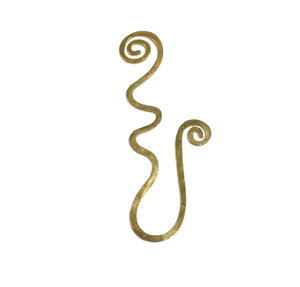 Petit signet en métal prise en main facile à lire avec des accessoires amusants signet de concepteur en métal or rose - Product Image 2