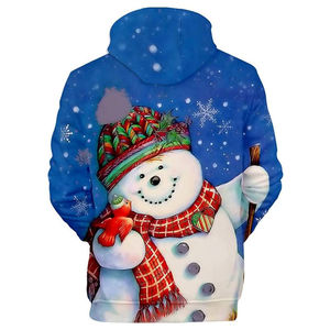 Sudaderas Navideñas Personalizadas al por Mayor, Listas para Enviar, Sudaderas Navideñas Familiares de Algodón para Hombre - Product Image 2